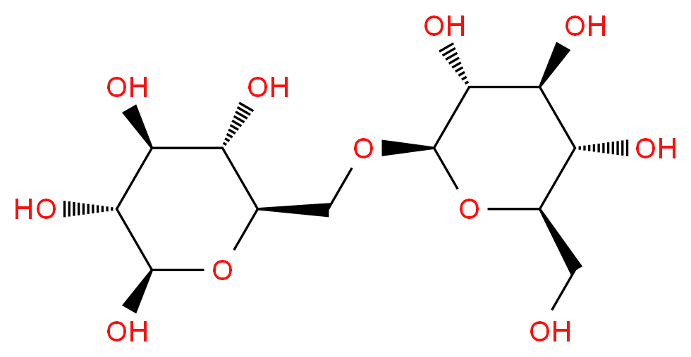 (2R,3R,4S,5S,6R)-6-({[(2R,3R,4S,5S,6R)-3,4,5-trihydroxy-6-(hydroxymethyl)oxan-2-yl]oxy}methyl)oxane-2,3,4,5-tetrol_分子结构_CAS_554-91-6
