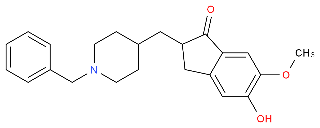 5-O-Desmethyl Donepezil_分子结构_CAS_120013-57-2)