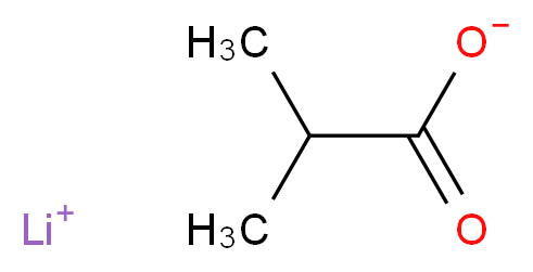 lithium(1+) ion 2-methylpropanoate_分子结构_CAS_25179-23-1