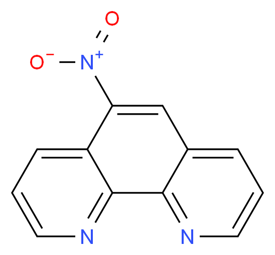 5-nitro-1,10-phenanthroline_分子结构_CAS_4199-88-6