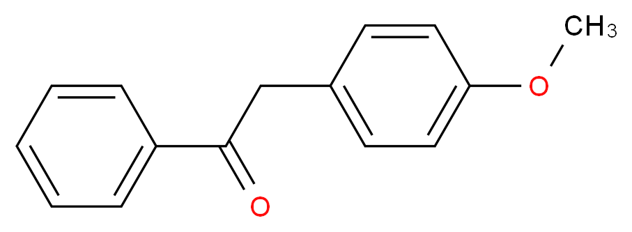 2-(4-methoxyphenyl)-1-phenylethan-1-one_分子结构_CAS_24845-40-7