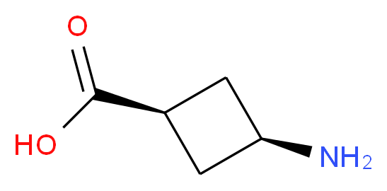 rel-(1r,3r)-3-aminocyclobutane-1-carboxylic acid_分子结构_CAS_74316-27-1