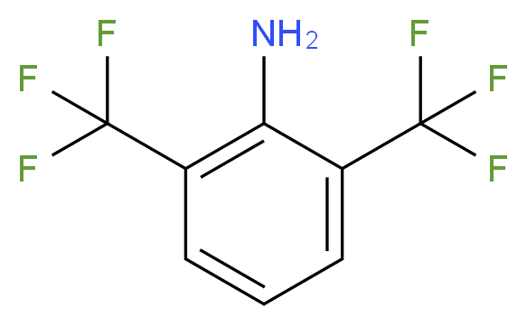 2,6-Bis(trifluoromethyl)aniline_分子结构_CAS_)