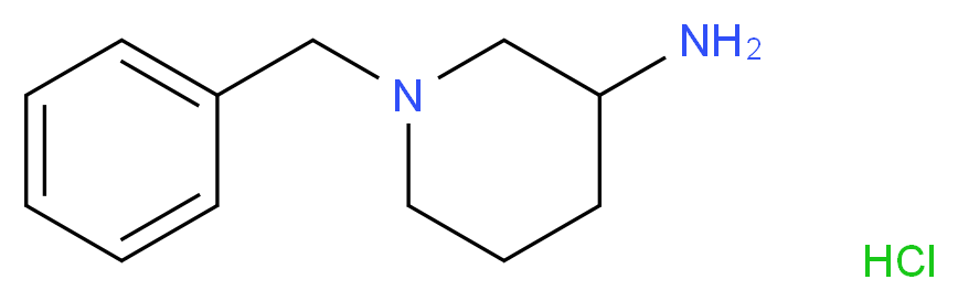 1-Benzylpiperidin-3-amine hydrochloride_分子结构_CAS_)