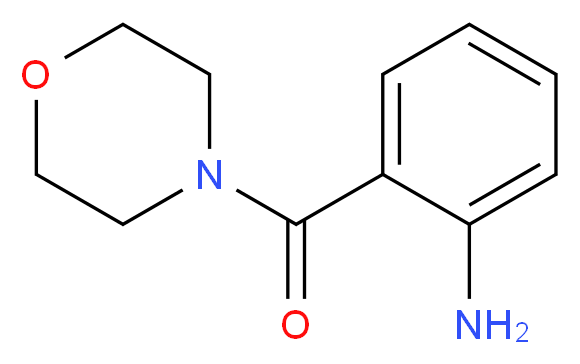 2-(4-morpholinylcarbonyl)aniline_分子结构_CAS_39630-24-5)