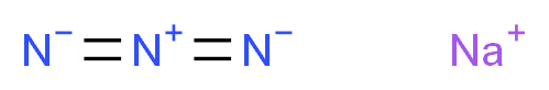 Sodium azide_分子结构_CAS_26628-22-8)