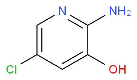 2-amino-5-chloropyridin-3-ol_分子结构_CAS_40966-87-8