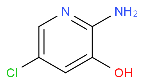 2-Amino-5-chloropyridin-3-ol_分子结构_CAS_40966-87-8)