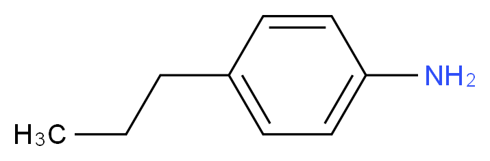 4-propylaniline_分子结构_CAS_2696-84-6