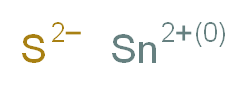 λ<sup>2</sup>-tin(2+) ion sulfanediide_分子结构_CAS_1314-95-0