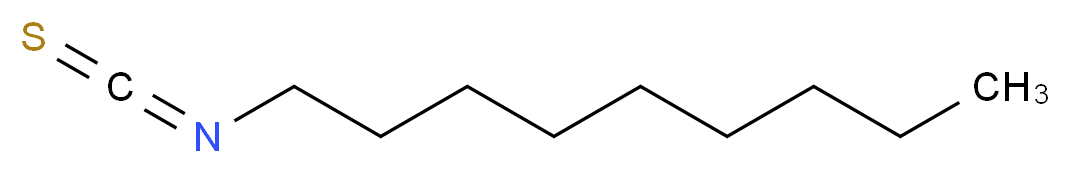 Nonyl isothiocyanate_分子结构_CAS_4430-43-7)