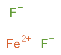 Iron(II) fluoride_分子结构_CAS_7789-28-8)