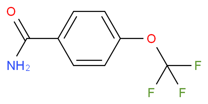 4-(trifluoromethoxy)benzamide_分子结构_CAS_456-71-3