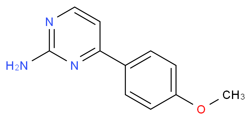 2-Amino-4-(4-methoxyphenyl)pyrimidine_分子结构_CAS_)