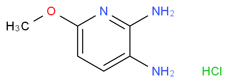 2,3-Diamino-6-methoxypyridine HCl_分子结构_CAS_28020-38-4)