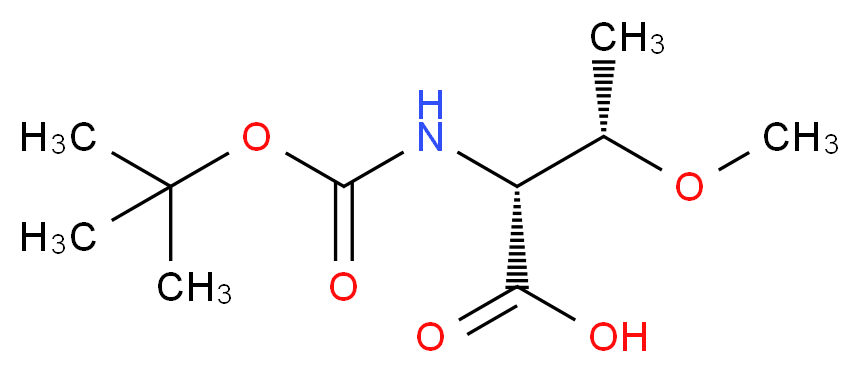 O-Methyl-L-threonine, N-BOC protected_分子结构_CAS_48068-25-3)