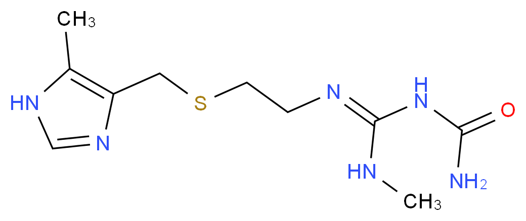 Cimetidine Amide Dihydrochloride_分子结构_CAS_52568-80-6)