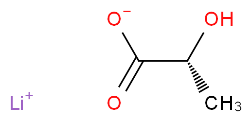 lithium(1+) ion (2R)-2-hydroxypropanoate_分子结构_CAS_27848-81-3