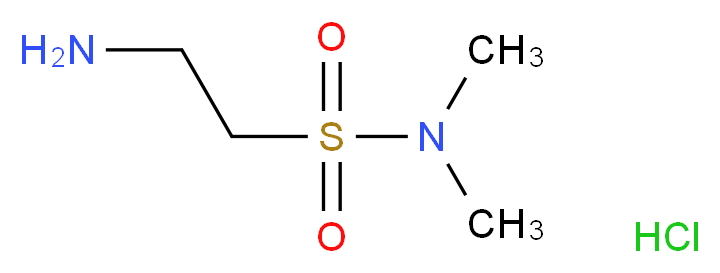 2-Amino-N,N-dimethylethanesulfonamide hydrochloride_分子结构_CAS_)