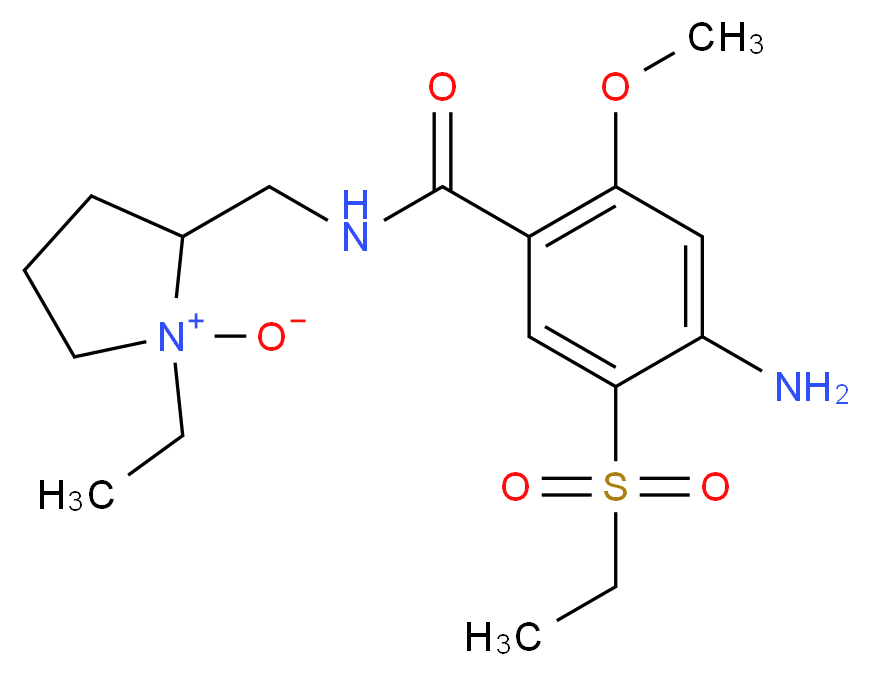 Amisulpride N-Oxide_分子结构_CAS_71676-01-2)