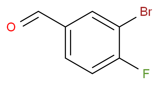 3-溴-4-氟苯甲醛_分子结构_CAS_77771-02-9)