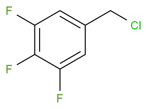 3,4,5-三氟苄基氯_分子结构_CAS_732306-27-3)