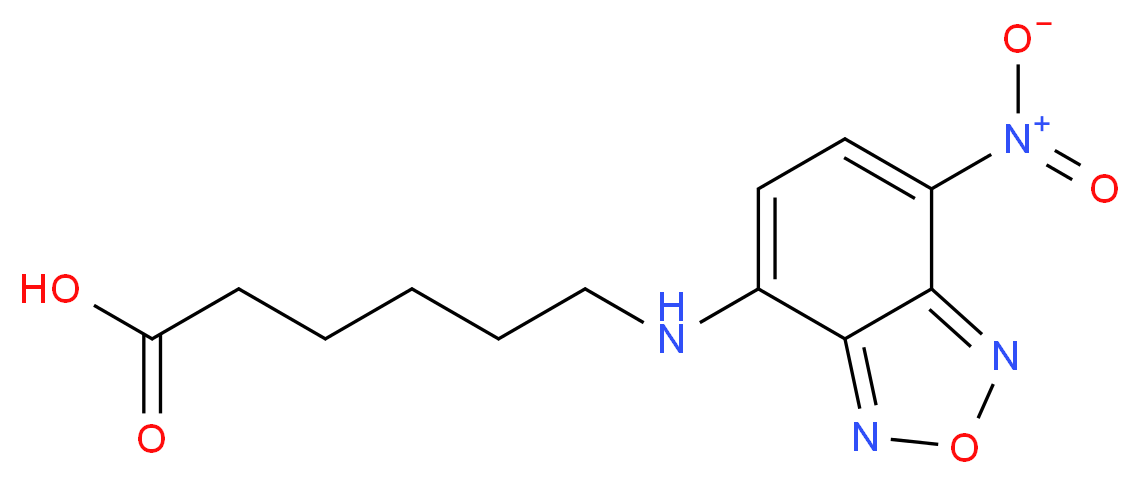 NBD Hexanoic Acid_分子结构_CAS_88235-25-0)