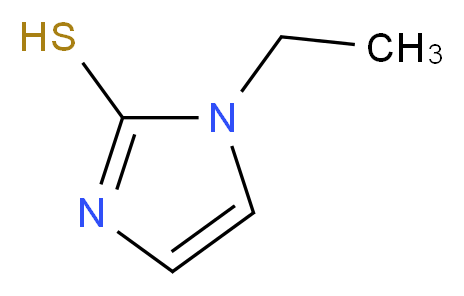 1-ethyl-1H-imidazole-2-thiol_分子结构_CAS_10583-83-2