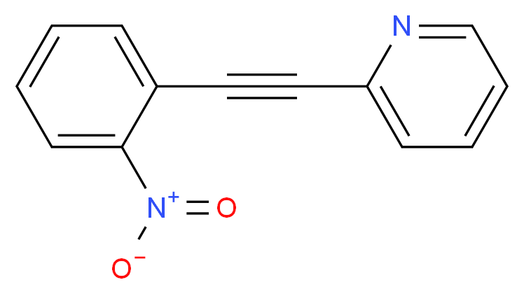 1-(2-Pyridyl)-2-(2-nitrobenzyl)alkyne_分子结构_CAS_155372-21-7)