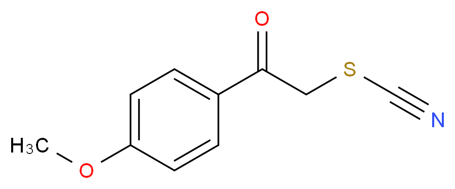 2-(4-Methoxyphenyl)-2-oxoethyl thiocyanate_分子结构_CAS_6097-26-3)