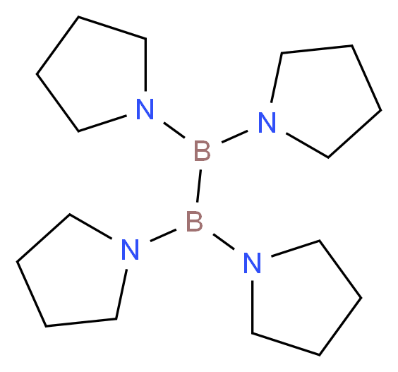 四(吡咯烷并)二硼烷_分子结构_CAS_158752-98-8)