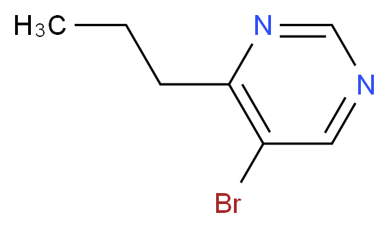 5-Bromo-4-propylpyrimidine_分子结构_CAS_)