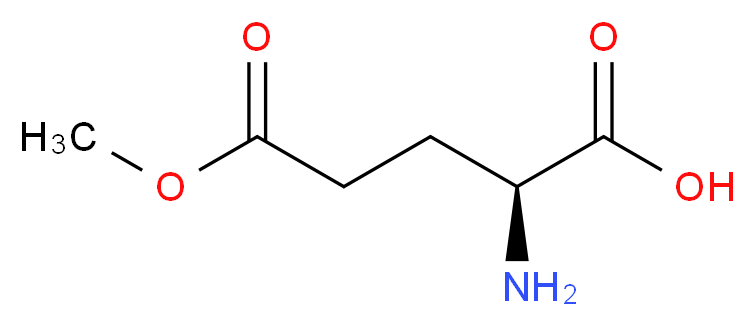 L-谷氨酸-5-甲酯_分子结构_CAS_1499-55-4)