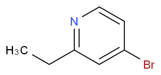 4-bromo-2-ethylpyridine_分子结构_CAS_156761-88-5