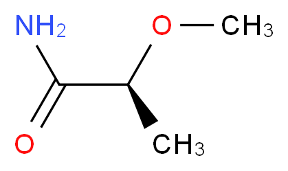 (2S)-2-methoxypropanamide_分子结构_CAS_336111-20-7