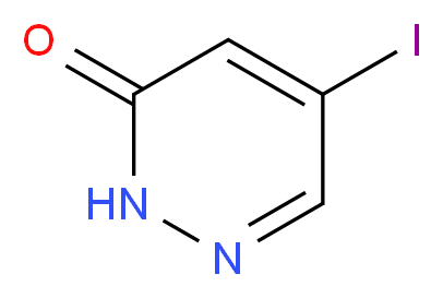 5-Iodo-2,3-dihydropyridazin-3-one_分子结构_CAS_825633-94-1)