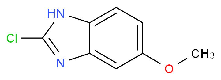 2-Chloro-5-methoxy-1H-benzimidazole 94%_分子结构_CAS_15965-54-5)