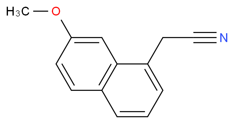 7-Methoxy-1-naphthylacetonitrile_分子结构_CAS_138113-08-3)