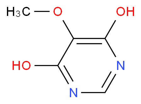 5-methoxypyrimidine-4,6-diol_分子结构_CAS_5193-84-0