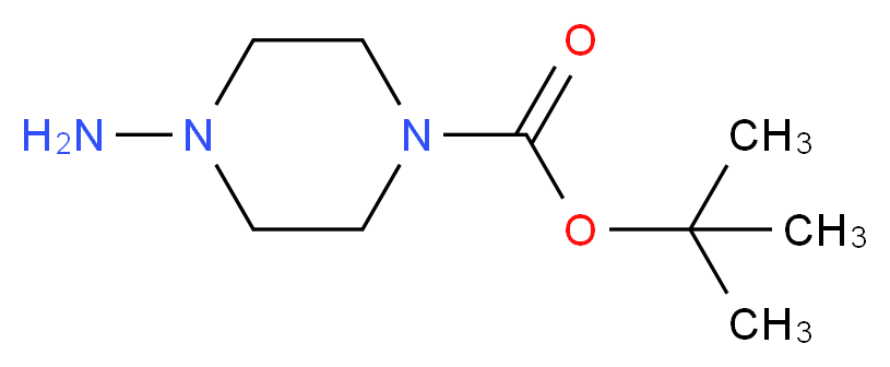 tert-Butyl 4-aminopiperazine-1-carboxylate_分子结构_CAS_118753-66-5)