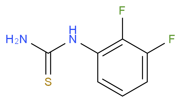 (2,3-二氟苯基)硫脲_分子结构_CAS_572889-25-9)