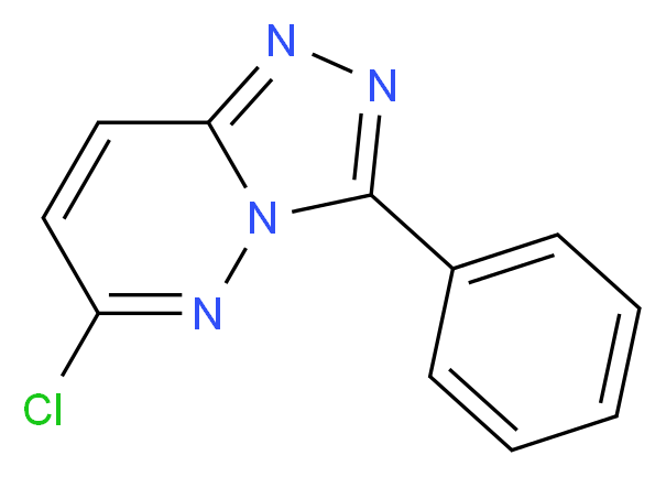 6-chloro-3-phenyl-[1,2,4]triazolo[4,3-a]pyridazine_分子结构_CAS_)