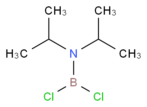 二氯(二异丙基氨基)硼烷_分子结构_CAS_44873-49-6)