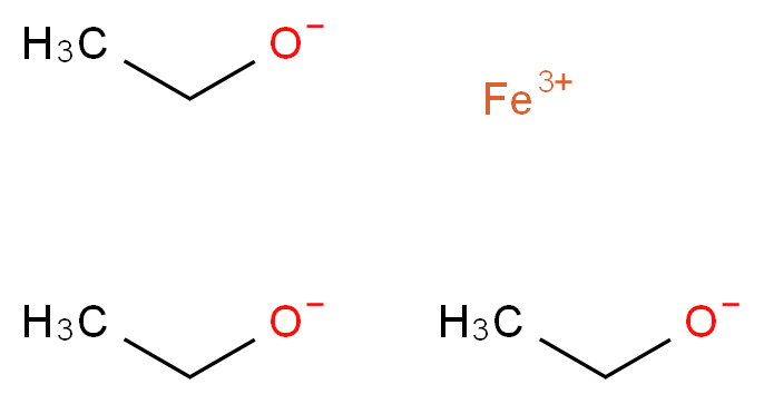 乙氧基铁(III)_分子结构_CAS_5058-42-4)