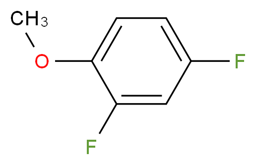 2,4-difluoro-1-methoxybenzene_分子结构_CAS_452-10-8