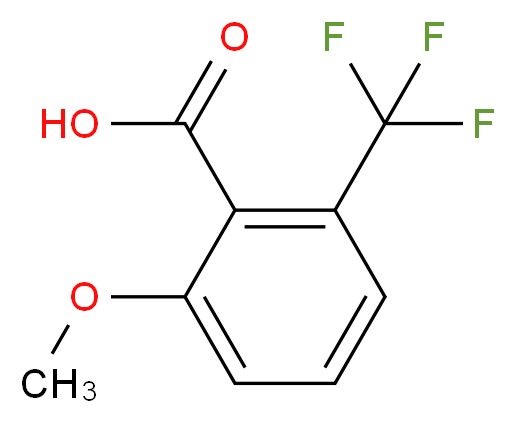 2-methoxy-6-(trifluoromethyl)benzoic acid_分子结构_CAS_119692-41-0