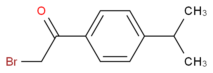 2-bromo-1-[4-(propan-2-yl)phenyl]ethan-1-one_分子结构_CAS_51012-62-5