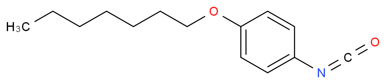 1-(heptyloxy)-4-isocyanatobenzene_分子结构_CAS_55792-37-5