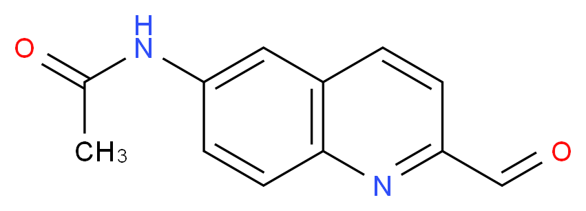 N-(2-formylquinolin-6-yl)acetamide_分子结构_CAS_915923-55-6)