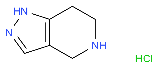 4,5,6,7-Tetrahydro-1H-pyrazolo[4,3-c]pyridine hydrochloride_分子结构_CAS_1187830-85-8)